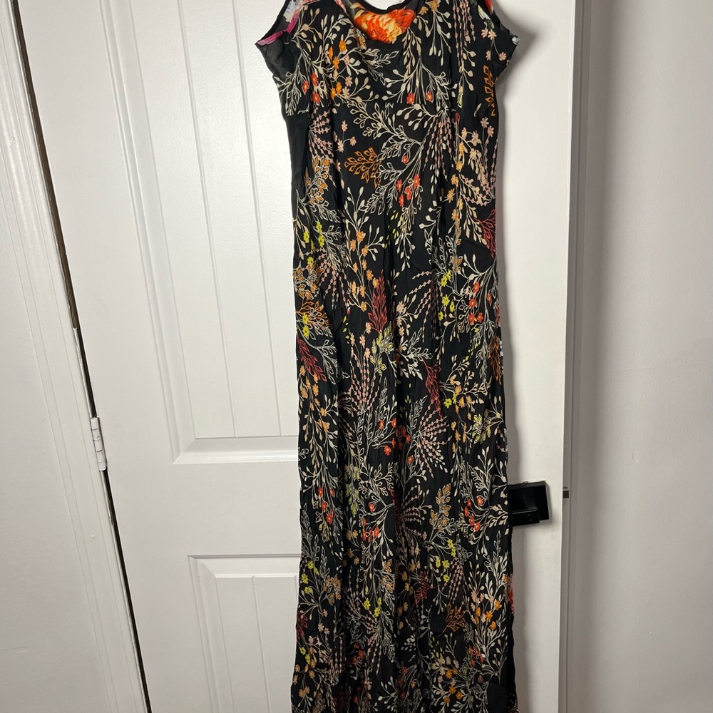 Johnny Was Floral Embroidered straps long floral dress - Picture 14 of 15